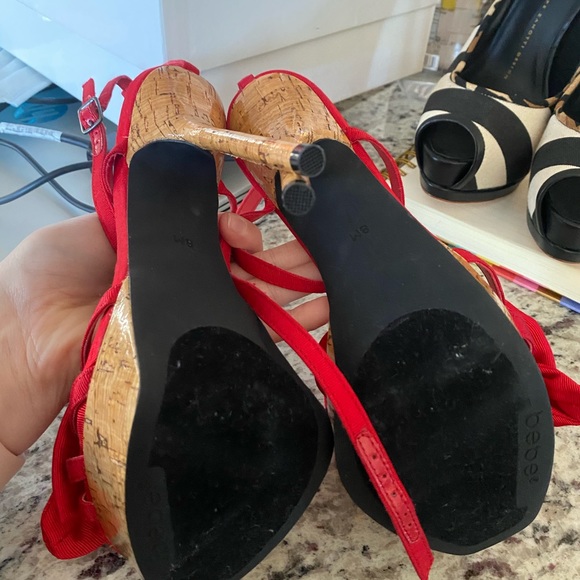 Red Bebe pump - Picture 4 of 5